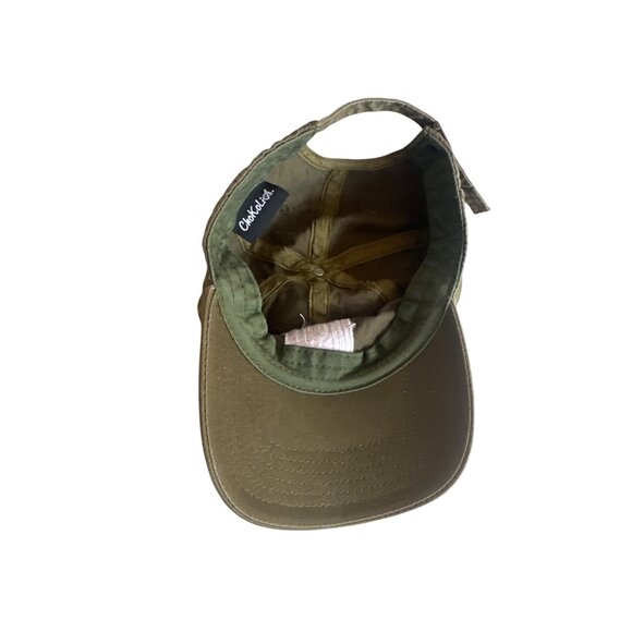 Stay Humble Hustle Hard Olive Green Cotton Baseball Cap Adjustable Strap - Picture 4 of 6